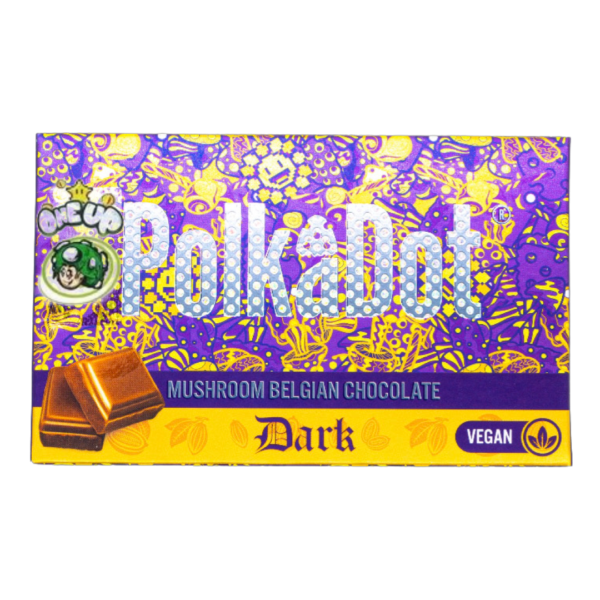 one up polkadot chocolate | mushroom candy bars